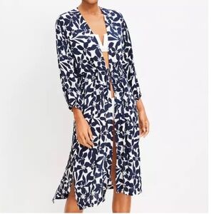 NWT- LOFT Forget Me Not Kimono